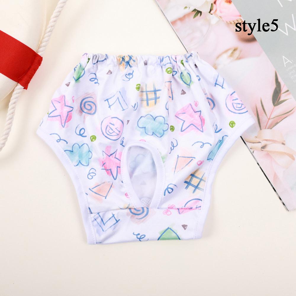 

Физиологические штаны для домашних животных, впитывающие подгузники для собак, узор, нижнее белье для домашних животных, дышащая многоразовая одежда для собак, эластичные штаны для щенков XL