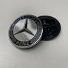 Hot Car Sticker 57mm ABS New Blue Black Car Front Hood Star Logo Cover Bonnet Emblem Badge For Mercedes Benz  AMG W204 W222 W212