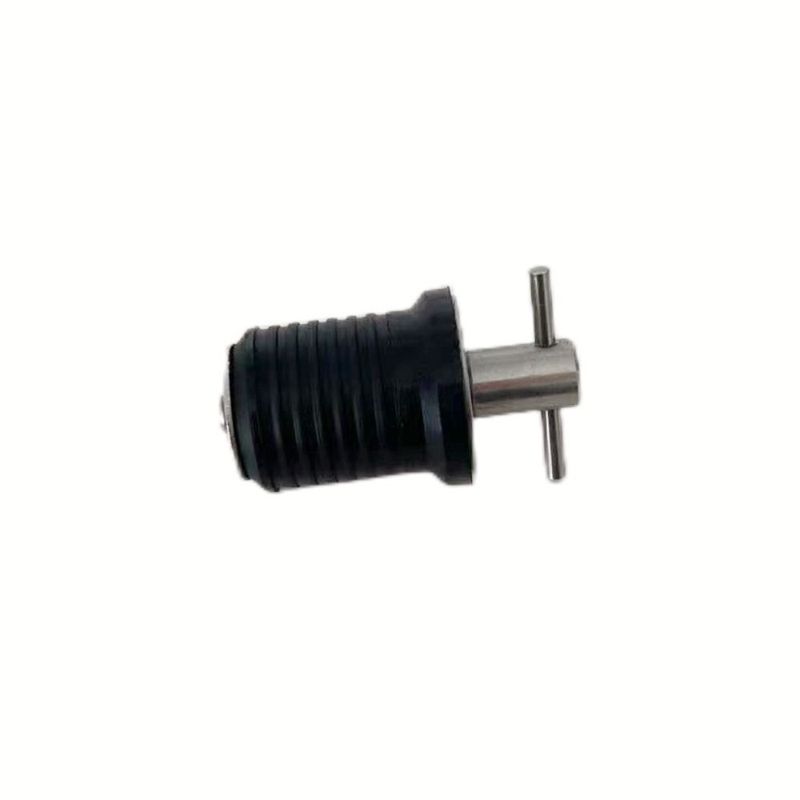 T-Handle Boat Drain Plug Brass/Stainless Steel Handle Twist -Turn Marine Rubber Plugs Seal Design Lightweight