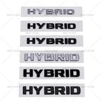 ABS Car Sticker Is Suitable for Mercedes Benz Modified HYBRID Hybrid Car Logo and Rear Logo Letter Label Emblem