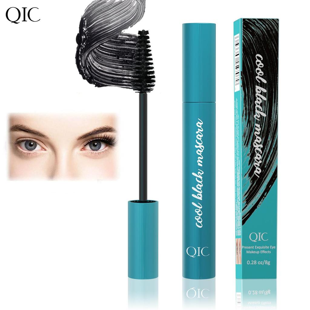 QIC green box mascara, slender, dense, curled and shaped without smudging mascara