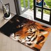 Vivid Tiger Print Area Rug, Soft Washable Floor Mat for Living Room Bedroom Entryway Kitchen Home Decor