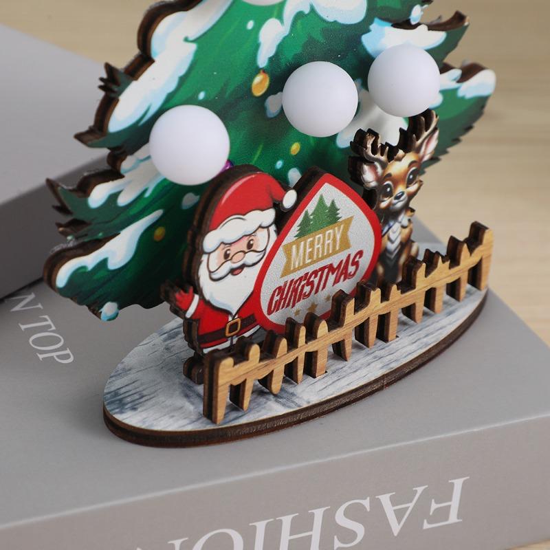 Weihnachtsbaum Tischschmuck Holzhandwerk Weihnachtsthema Restaurant Hotel Tischdekoration