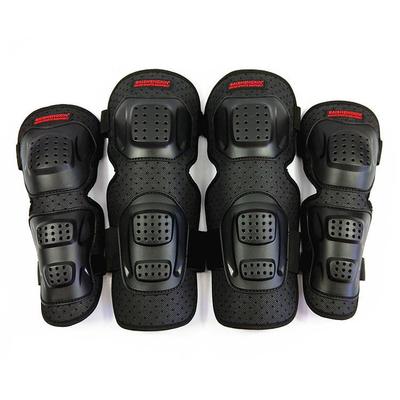 Baishengxin SX033 Off-Road Motorcycle Knee & Elbow Pads Set - Breathable, Anti-Fall, Protective Gear.