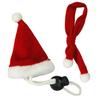 1 Set Reptile Hats with Scarf Holiday Dress Up Soft Christmas Lizard Santa Hat for Amphibians