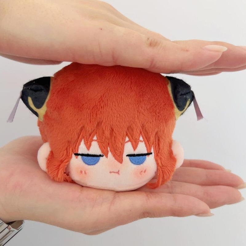 8cm Gintama Plüschtiere Cartoon Niedlich Weich Gefüllt Sakata Gintoki Schlüsselanhänger Puppen Für Kinder Geburtstag Weihnachten Geschenk
