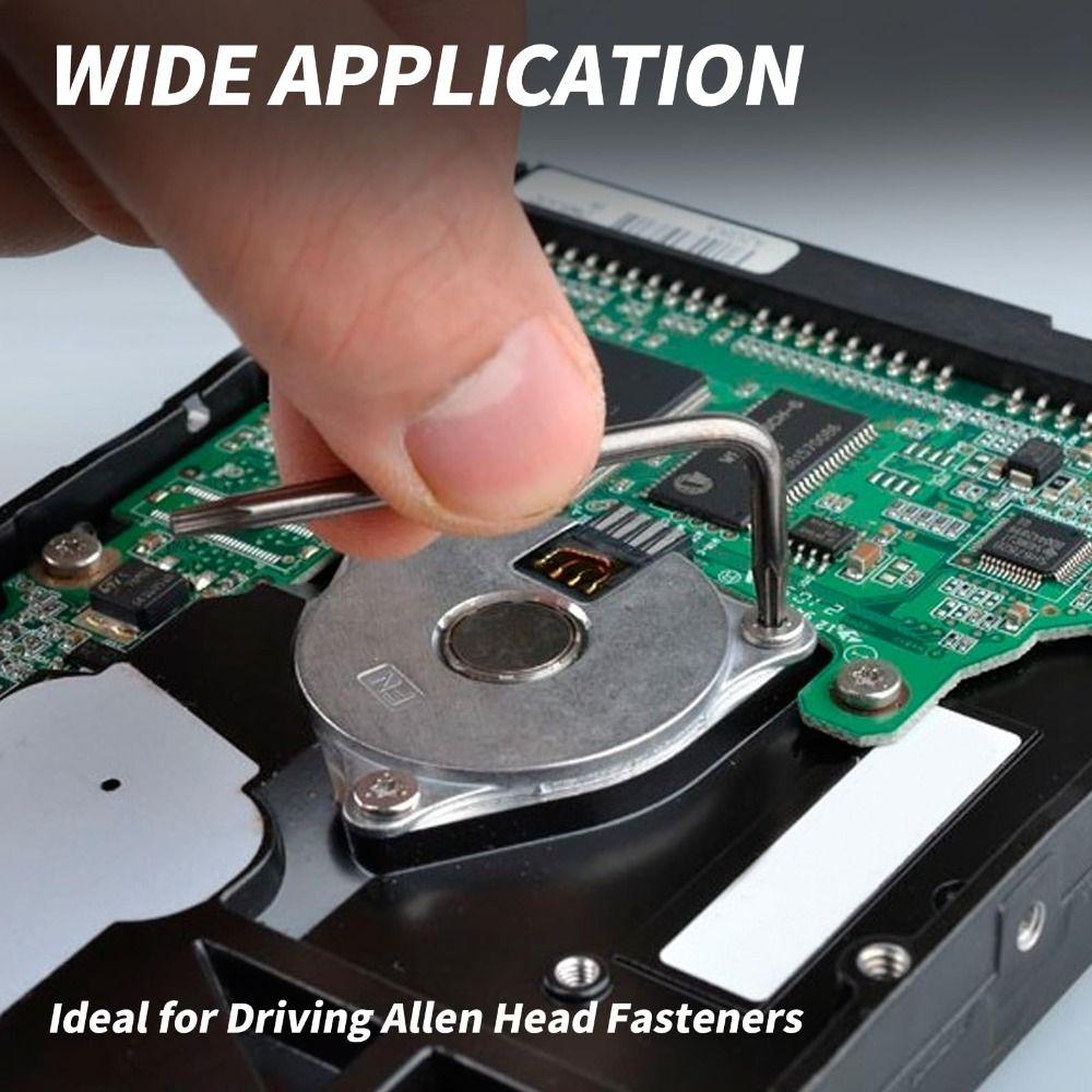 Portable Hex Torx Wrench Set T5 T7 T8 T9 T15 T20 Hex Key Durable L Type Screwdriver  Hand Tools