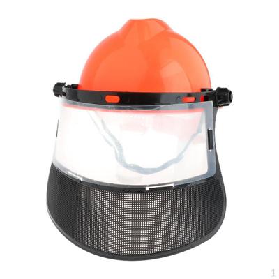 Forestry Hard Hat Face Shield Guard Professional Protection for Mining Weeding with Full