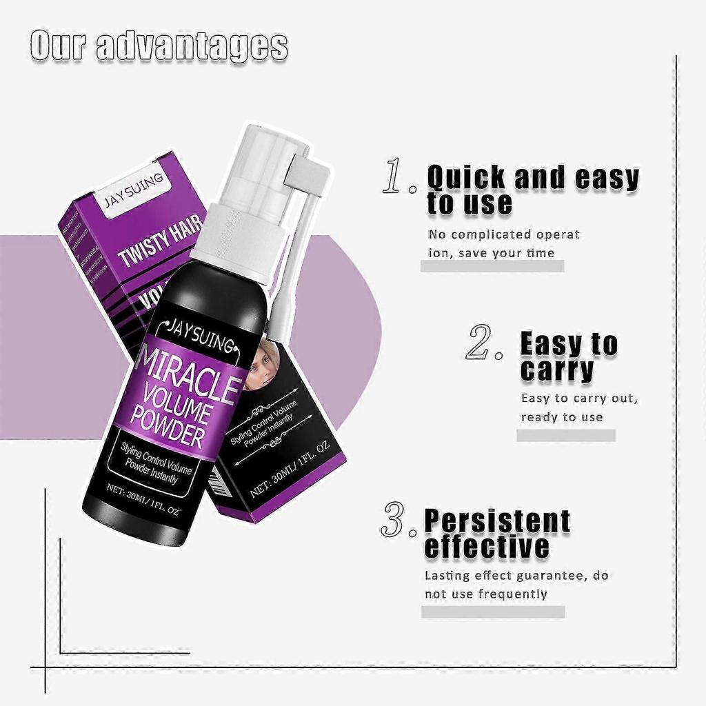 Volumizing Hair Spray for Long-Lasting Volume & Oil Control | Refreshing Lift for Dry Hair with Nourishing Collagen & Absorbing Starch