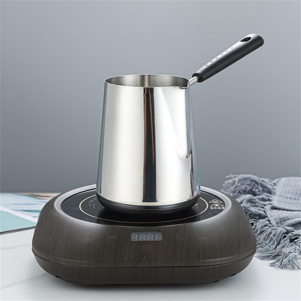 Milk Heating Pan Stainless Steel Pot Turkish Coffee Pot Elegant Design