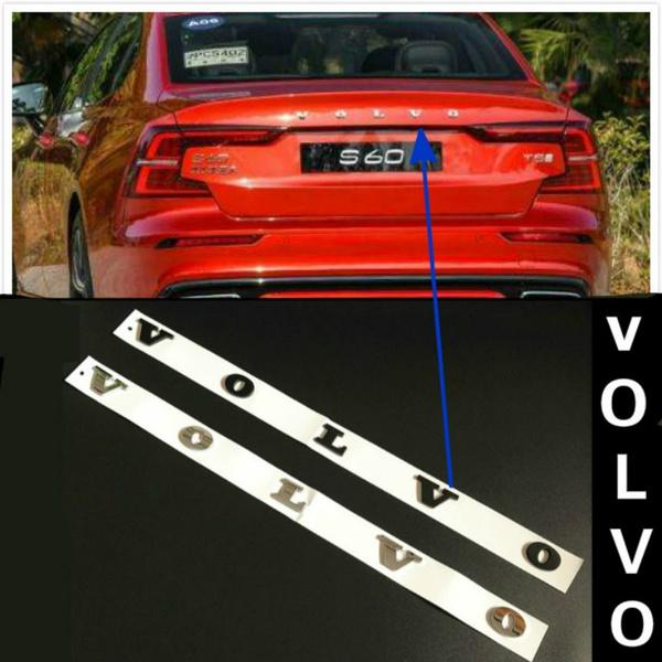 

Хром ABS Авто Багажник Эмблема Значок Логотип 3D Наклейка Наклейка для VOLVO S60 S80 V50 V70 XC60 XC90