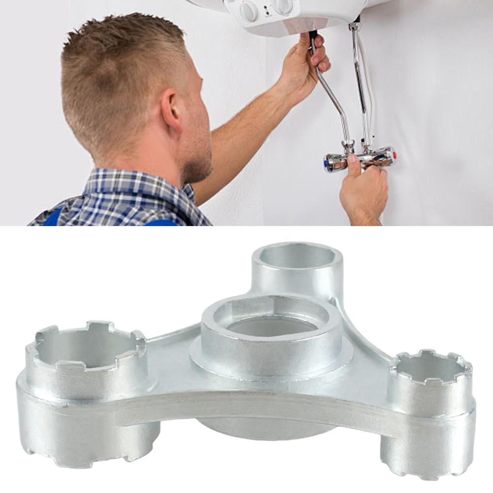 8 In 1 Faucet Aerator Removal Tool Zinc Alloy Faucet Aerator Key Portable Faucet Key Aerator Remover for Hidden Threaded Aerator