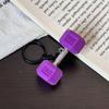 Cross-Border Sports Keychain: Creative Metal Dumbbell Pendant