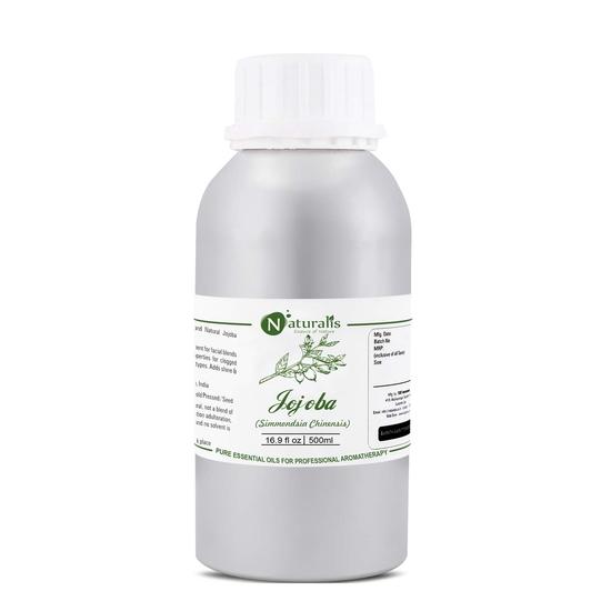 

Naturalis Essence of Nature Extra Virgin & Unrefined Cold Pressed Golden Jojoba Carrier Oil for face and Hair - 500ml 500ML