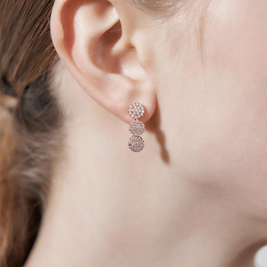 [Geiger Jewelry] 14K GF Round Drop Earrings GIGFEE011