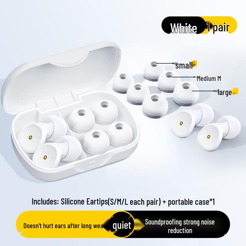Comfortable Waterproof Silicone Earplugs for Noise Reduction and Swimming