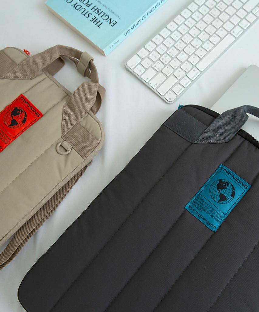 Playian Tripmong Cade Laptop Bag (S)Gray [Tm251Bg009Dg][Musinsa]
