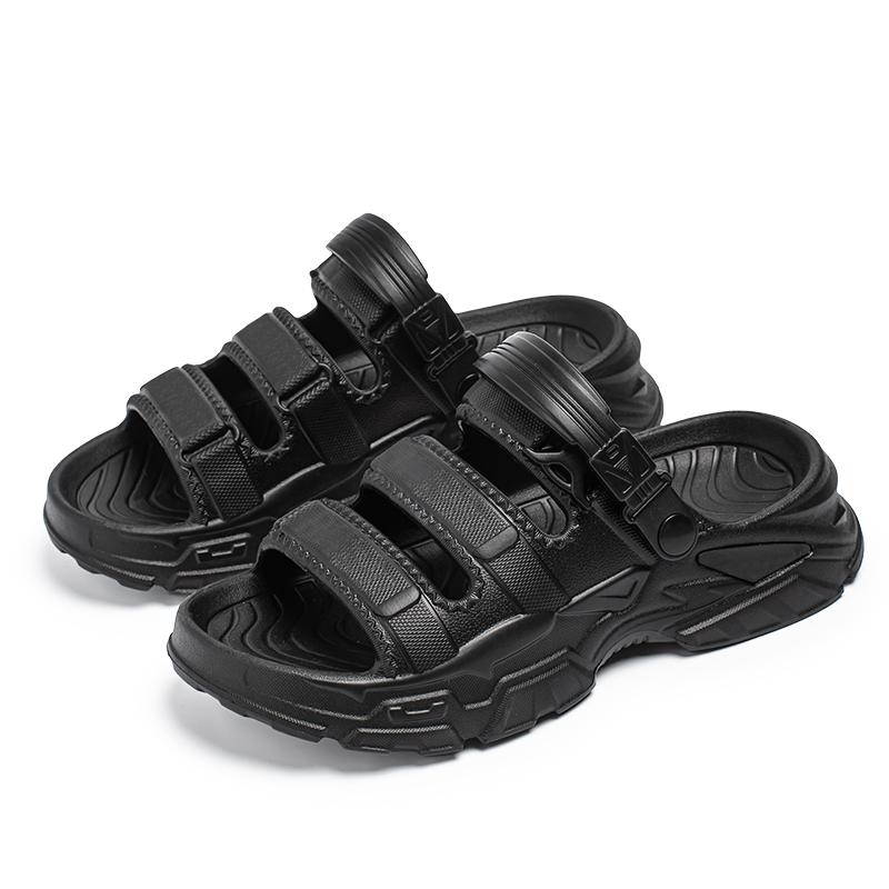 Fashion 2025 New Men Sports Slippers Outdoor Thick Bottom Breathable Beach Sandals Summer Casual Shoes Big Size 45 Unisex Men Women