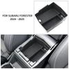 Car Center Console Organizer Tray for Subaru Forester 2019 2020 2021 2022 2023 2024 Central Armrest Storage Box Accessories