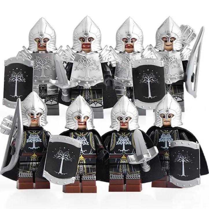 Collection Assembly Toy Minifigure Building Blocks Children's Gift Medieval Knight