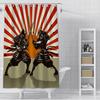 Japanese samurai devil Shower Curtain Waterproof Polyester Fabric Paint Bath Curtains Home Bathroom Decor Curtain With Hook