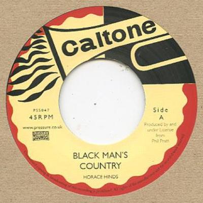 Disque 7 pouces HORACE HINDS (HORACE ANDY) / PETER - Black Man's Country / Time Is Getti PSS047 Pressure Sounds 1968 UK Reggae, Ska & Dub Occasion