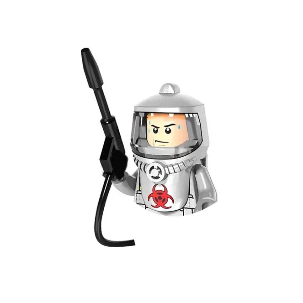 Modelové kostky Zombie Hazmat Guy MOC Sada kostek Dárky Hračky Pro Děti PG8081