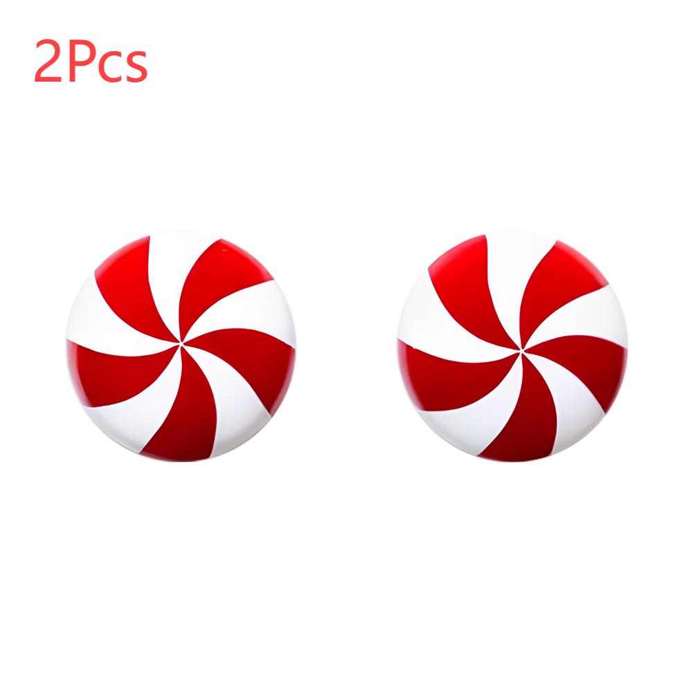 

10 шт. Рождественская ручка-кнопка, крышка, подвесное украшение для рождественской елки, подвесное украшение в виде конфет для украшения рождественской вечеринки