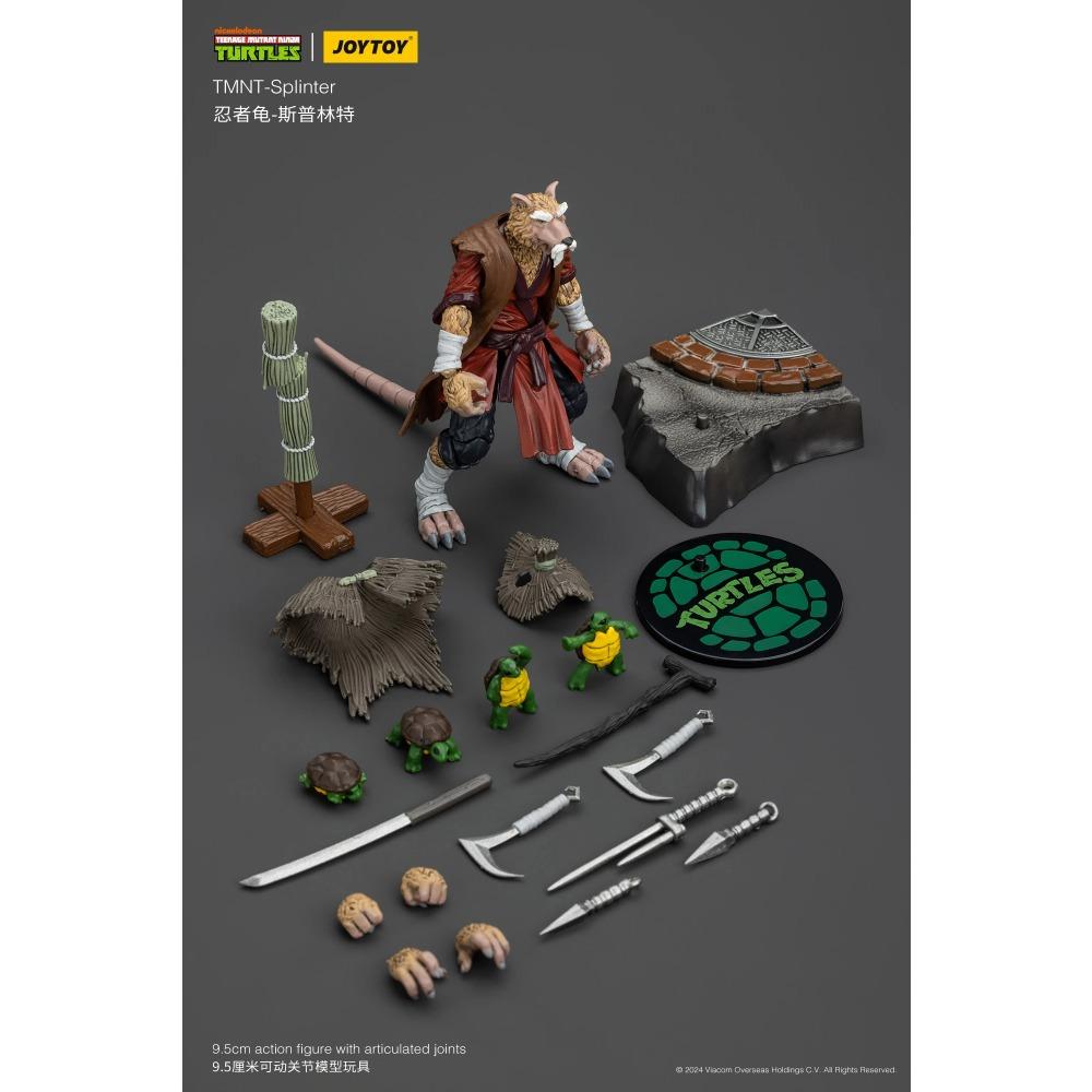 JOYTOY Original TMNT Teenage Mutant Ninja Turtles 1/18 Groundchuck Dirtbag Rahzar Full Series Action Figures Toy Model Doll Gift