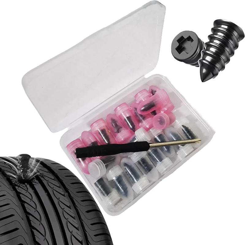 Lastik Tamir Kauçuk Çiviler Kiti Lastik Yama Dikenleri Kolay DIY Kendin Servis Aleti Patlak Tamiri için Arabalar Motosikletler Kamyonlar