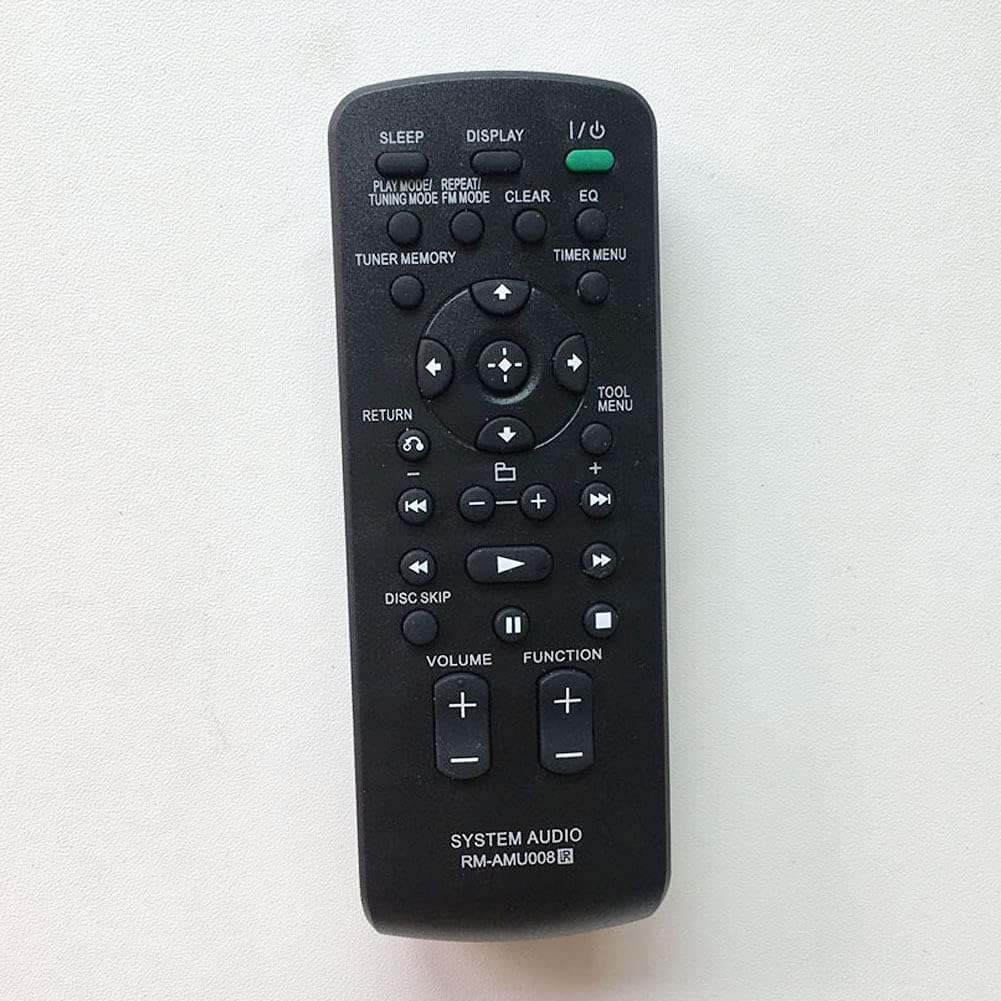RM-AMU008 Replacement Remote Control for Sony Compact Hi-Fi Stereo System LBT-ZX66I LBT-ZX99I LBT-ZT4 HCD-ZX66I HCD-ZX99I SS-ZX66I SS-ZX99I LBTZX66I