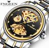 Couple Mechanical Watch Business Double-sided Hollow Men's Watch Waterproof Mechanical Gift Watch