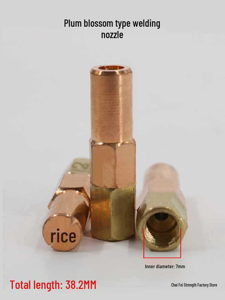 Welding Torch Nozzle: 2L Multi-Hole Copper Cutting Tip for Acetylene, Propane, Oxygen