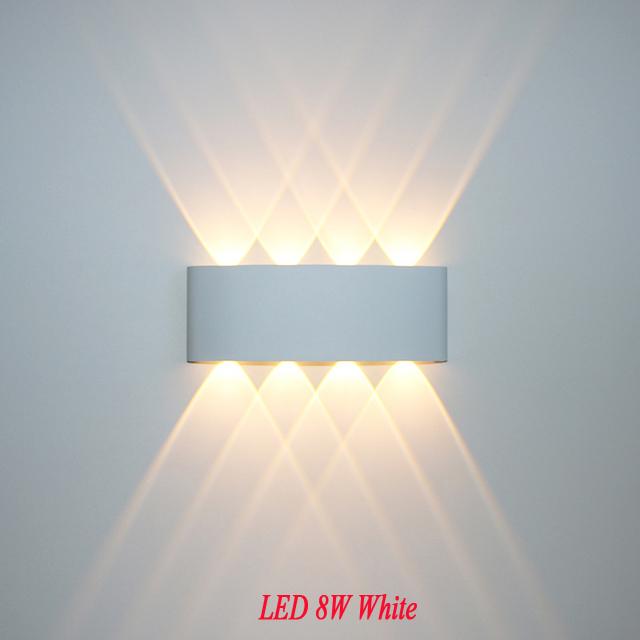IP65 LED Wall Lamp Outdoor Waterproof Garden Lighting Aluminum AC86-265V Indoor Bedroom Living Room Stairs Wall Light  NR-184