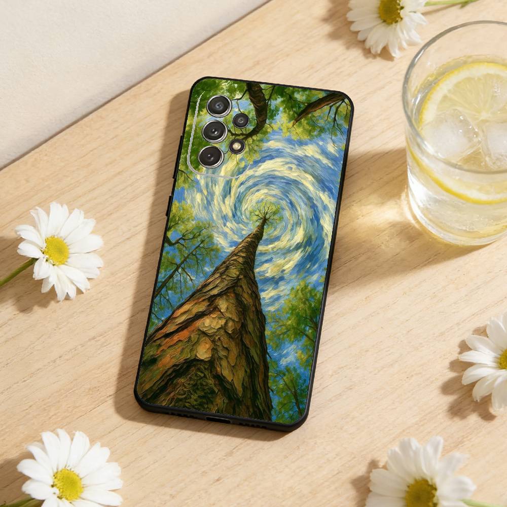 

Serene Big Tree Nature Vibe Phone Case For Samsung S26,S25,S24,S21,S22,S23,S30,Ultra,S20,Plus,Soft Silicone Black Cover Samsung S21Ultra