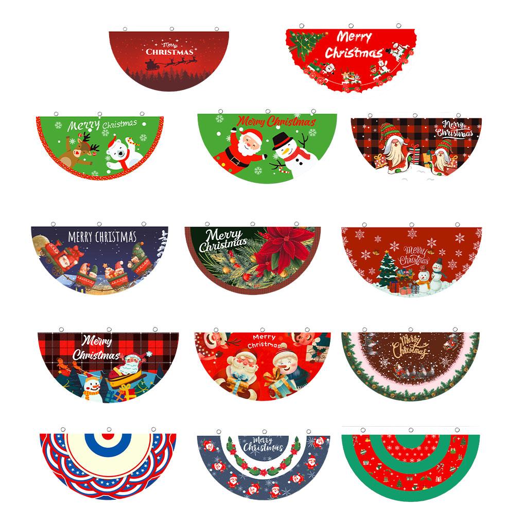 Christmas Flag Banner Durable And Exquisite Craft For Festive Decor Flag Banner Christmas Porch