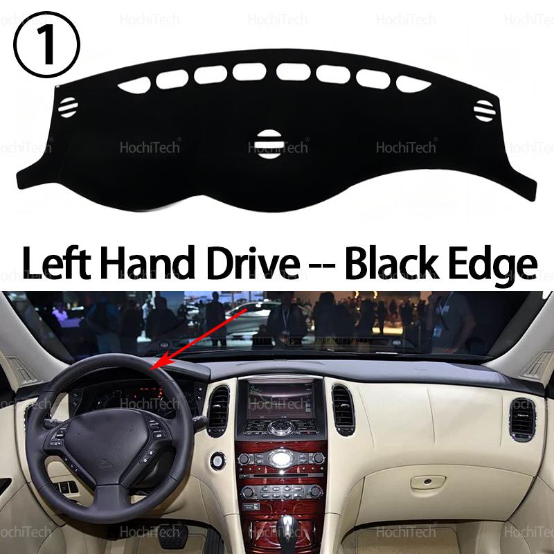 Car Dashboard Cover Mat for Infiniti QX50 1st Generation J50 2013-2017 Sun Shade Pad trument Panel Carpets Anti-UV Accessorie