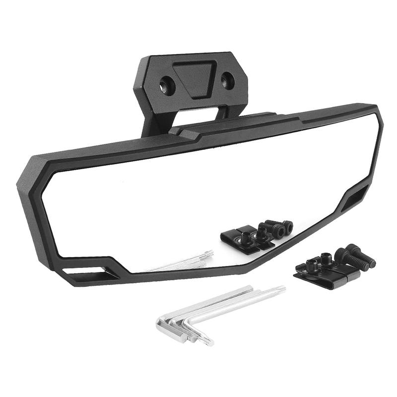 Center Rear View Mirror 2883763 Rearview Mirror Replacement Parts for Polaris RZR Pro R R 4 RZR Pro XP 4 Easy Installation