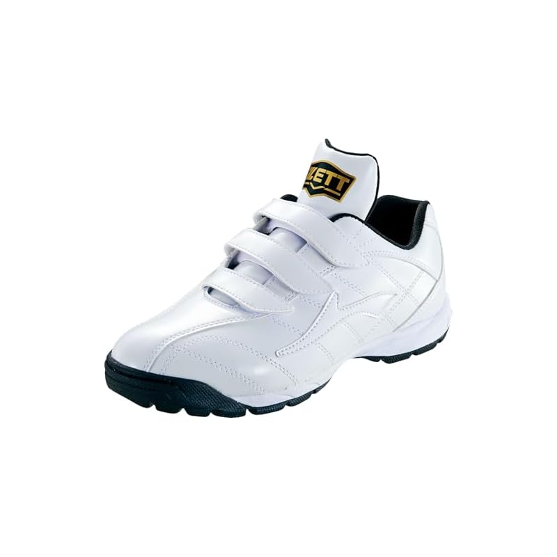 [ZETT] Baseball Limited Edition Baseball Training Shoes, Velcro Closure, Training Shoes BSR8017C White X White (1111) 26.5cm