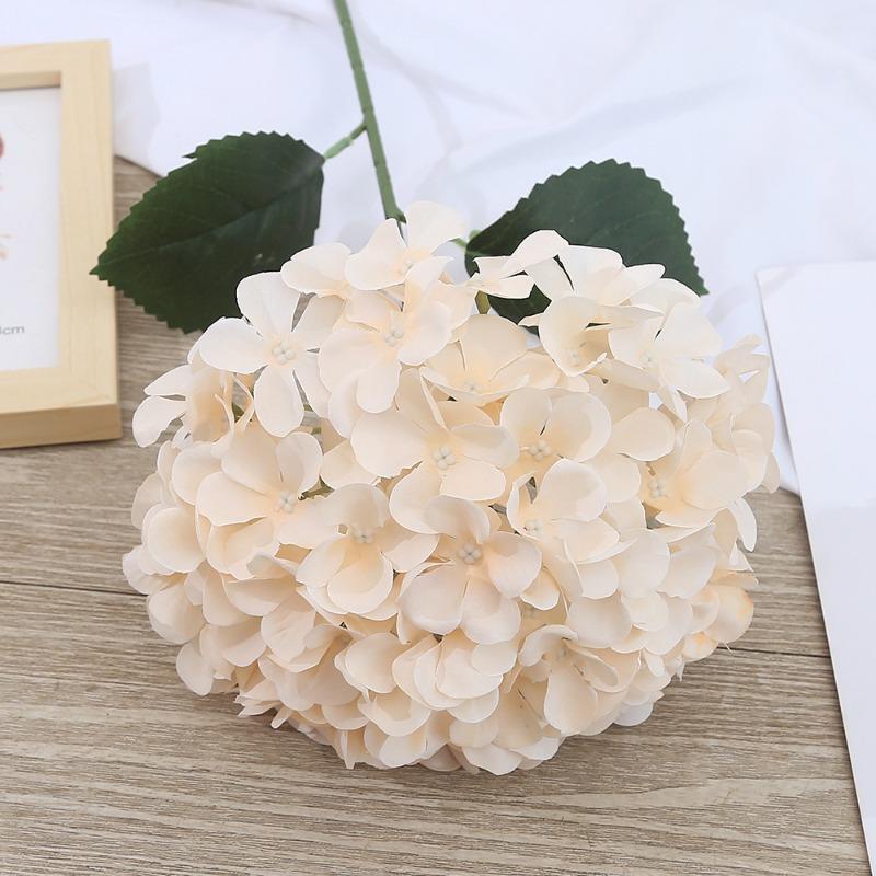 Artificial Flower, Large Hydrangea, High-end Touch, Moisturizing Hydrangea, Hotel, Artificial Wedding Floral Decoration, Artificial Flower