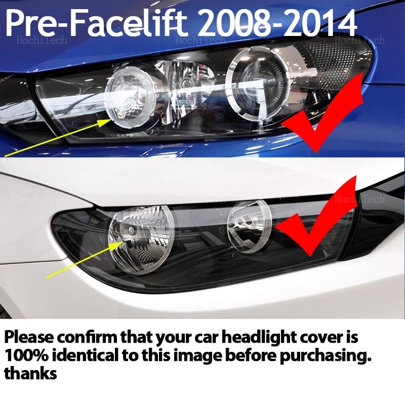 Car Headlamp Cover Headlight Lens Glass Cover Lampshade Bright Shell Lens Covers For Volkswagen VW Scirocco pre-facelift 2008-14