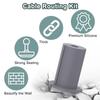 6Pcs Cable Routing Kits Furniture Wall Hole Bushing Cable Grommet Universals Cable Management Wire Organizers Easy Use