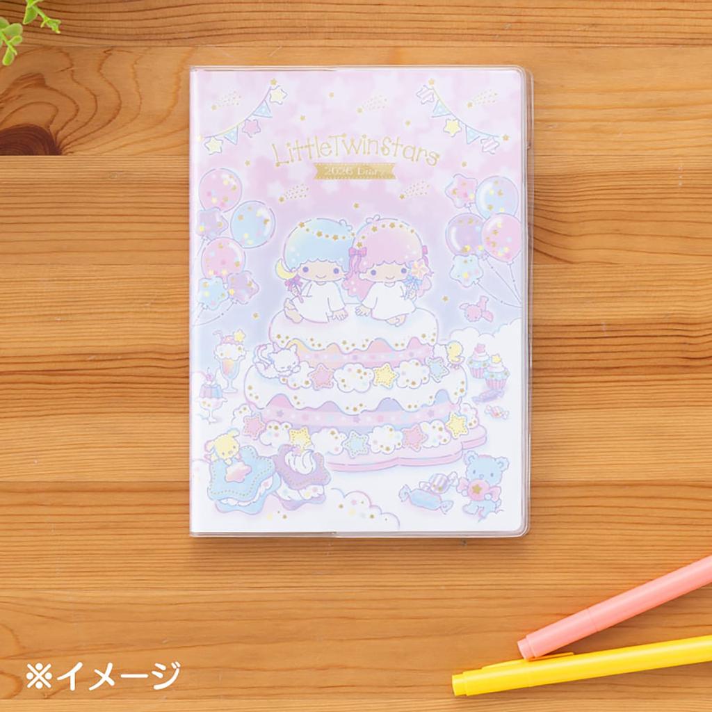 Sanrio B6 Diary (Block Type) 2026 Little Twin Stars Kiki and Lala Paper Planner, October Start, Planner, Diary, 623601