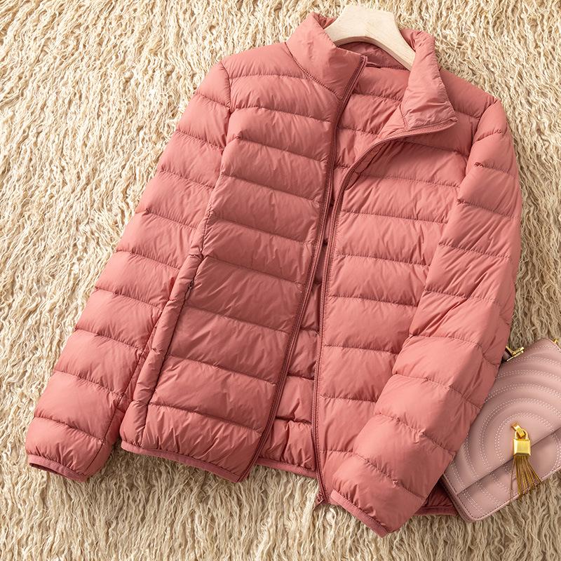 

Winter Women Down Coat Collar Coats Casual Lady Outwear XXS