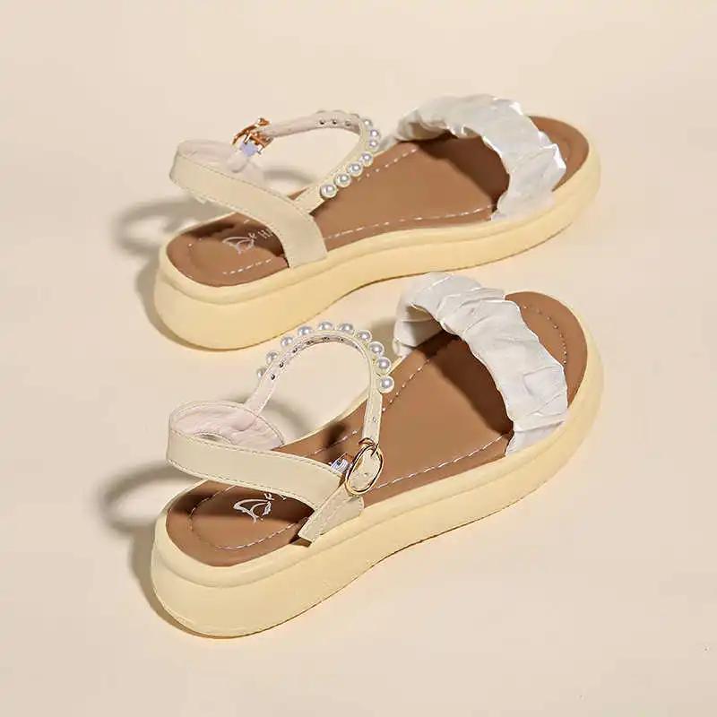 Fashion Normal Leather Outdoor Sandal Women Summer Slippers For Womans Shoes Women Trainer Sneakers Sport Brand Name Sapatenes