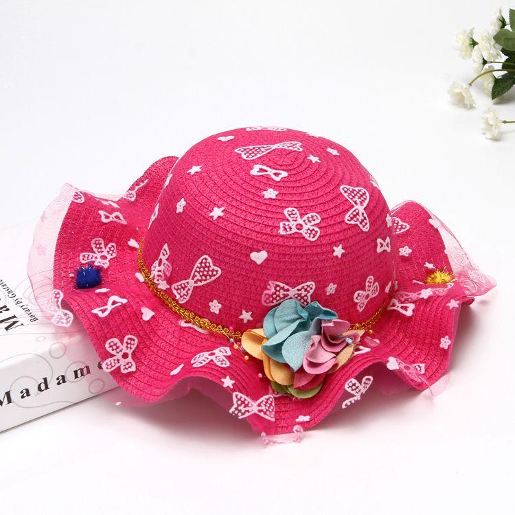 Children's Hat, Summer Sun Protection Princess Beach Hat, Sun Protection Girl's Sun Hat, Cool Hat, Baby Fisherman Hat