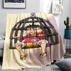 One Piece character Print Flannel Blanket,High quality Comfortable for All Seasons,Home Decor,Warmth and Comfort,Perfect for Christmas Gifts
