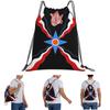 Luxury Assyrian Suryoyo Flag Backpacks Multi-function Drawstring Bags Sports Bag Book Bags for Travel School