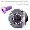 12Pcs Bicycle Disc Brake Rotor T25 Red/Blue/Green/Purple/Gold/Plating Screws Steel Alloy For Road Bike 6-Bolt Plate