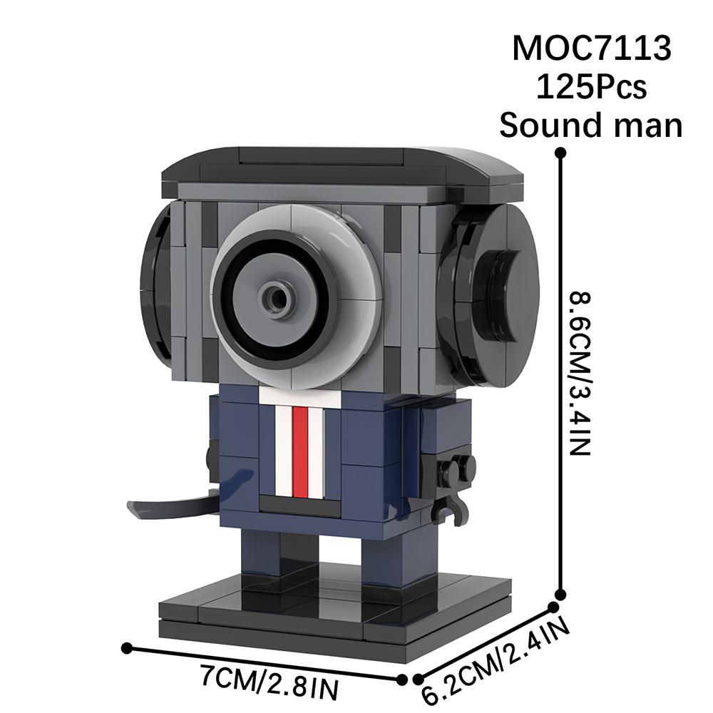 

MOOXI Разнообразие Игровых Персонажей Кирпичноголовые MOC Кирпич Сделай сам Взрослые Детские Игрушки Набор Строительных Блоков Монтессори Подарки Украшение Комнаты